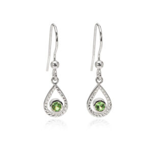 PERIDOT 'RIPPLE' DROP EARRINGS